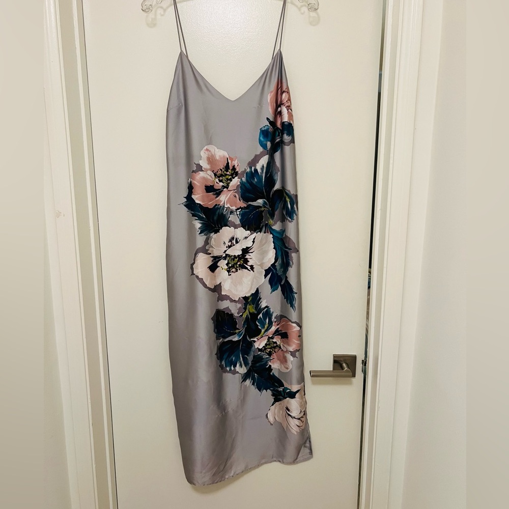 Zara long silk dress NWOT $10